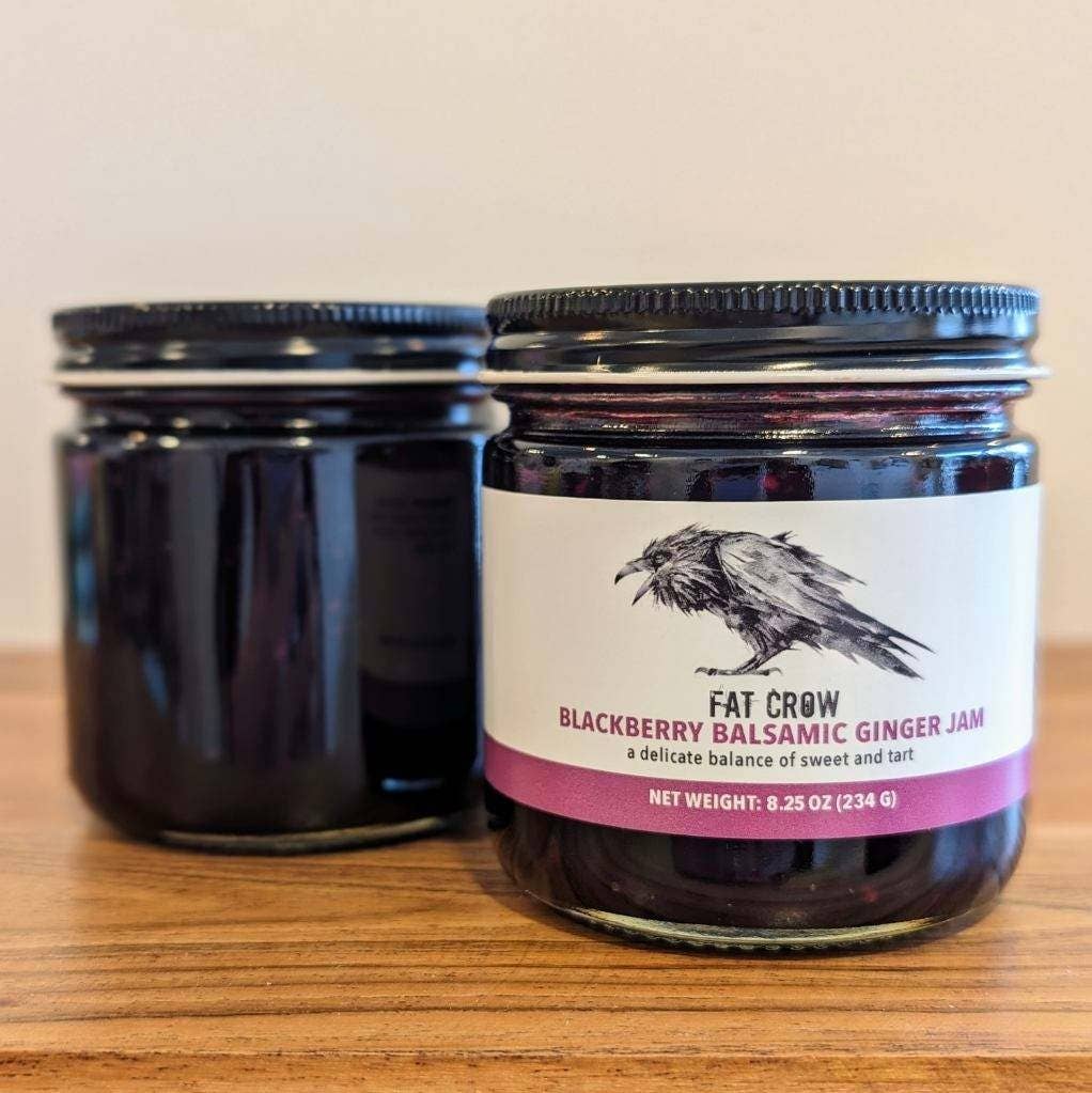 Blackberry Balsamic Ginger Jam