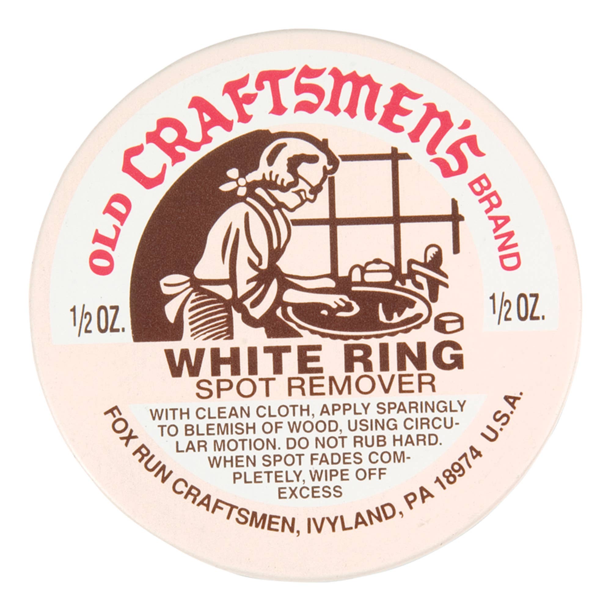 Old Craftsmen's Brand White Ring Spot Remover, 0.5-Ounce