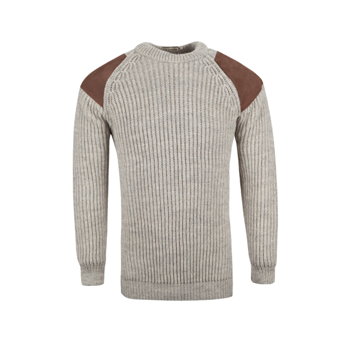 Homestedt British Wool Suede Patch Grey
