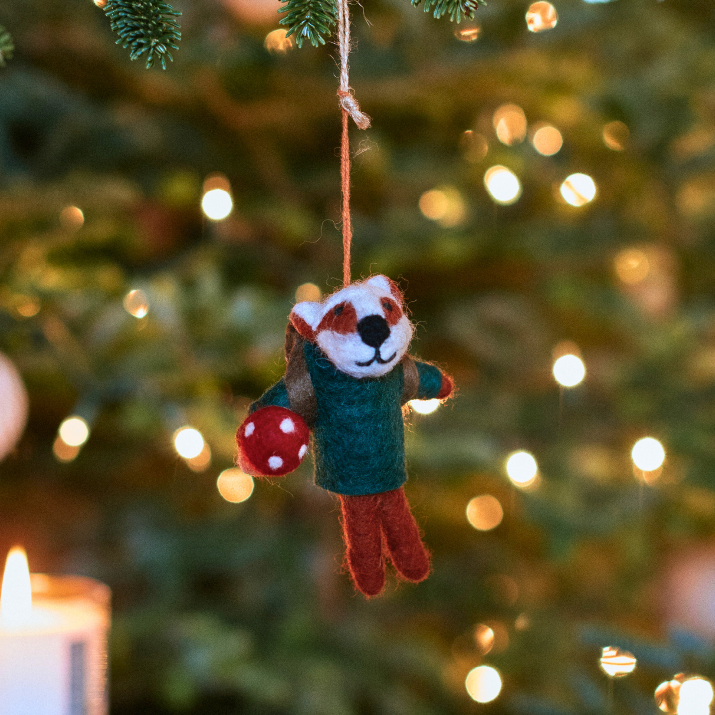 Felt Tree Decoration - Foraging Fox