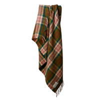 Tartan Thistleberry British Wool Throw / Blanket