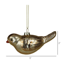 Bird Ornament, Glass