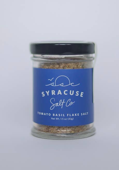 Tomato Basil Flake Salt Syracuse Salt Company