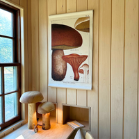 Canvas Wall Hanging - Bolete Mushroom