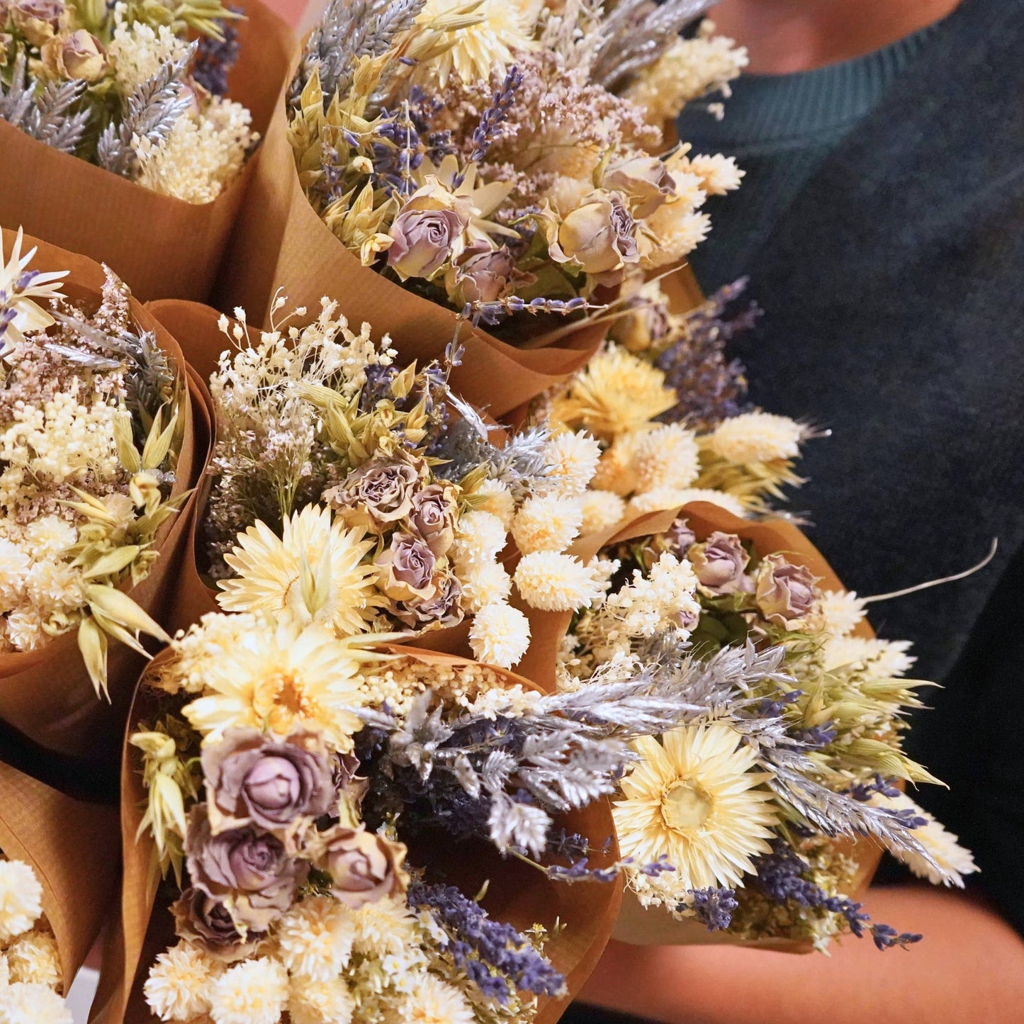 Dried Flowers - Market More - Frosted White