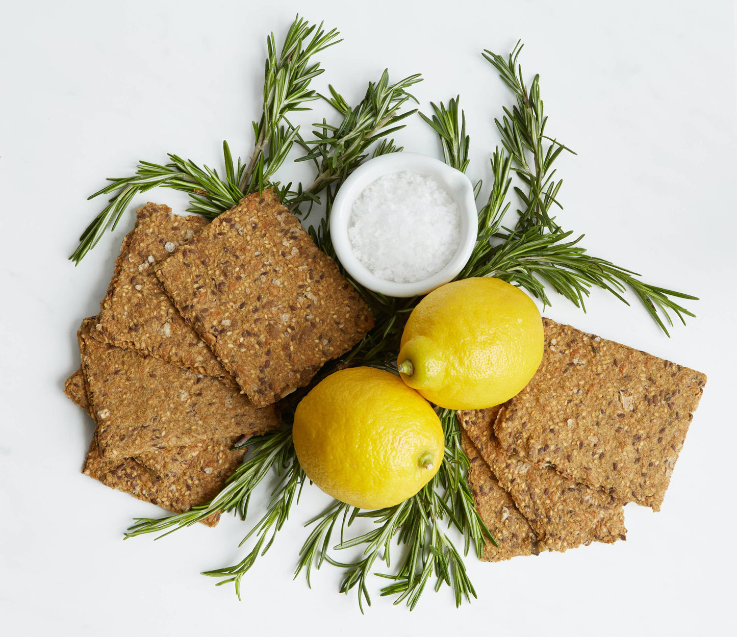 Rosemary & Lemon Knekkebrød / Organic Handcrafted Crispbread