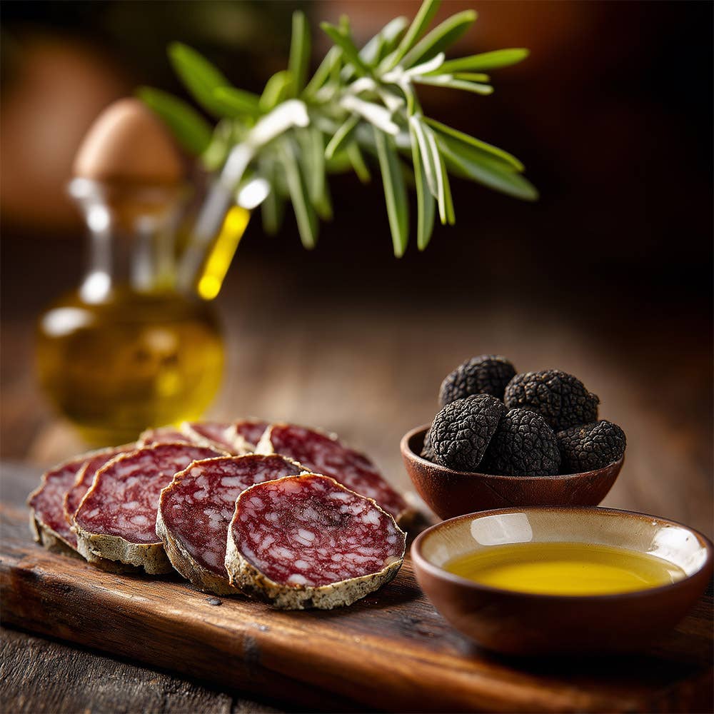Truffle Salami Chub 12x5oz - New England Charcuterie