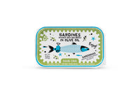 Sardines without skin and bones in olive oil