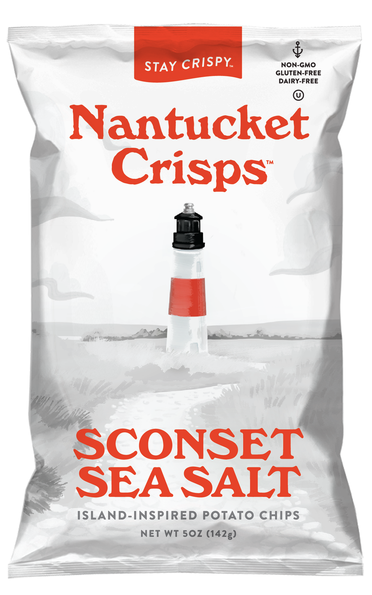 Nantucket Crisps Sconset Sea Salt 5oz
