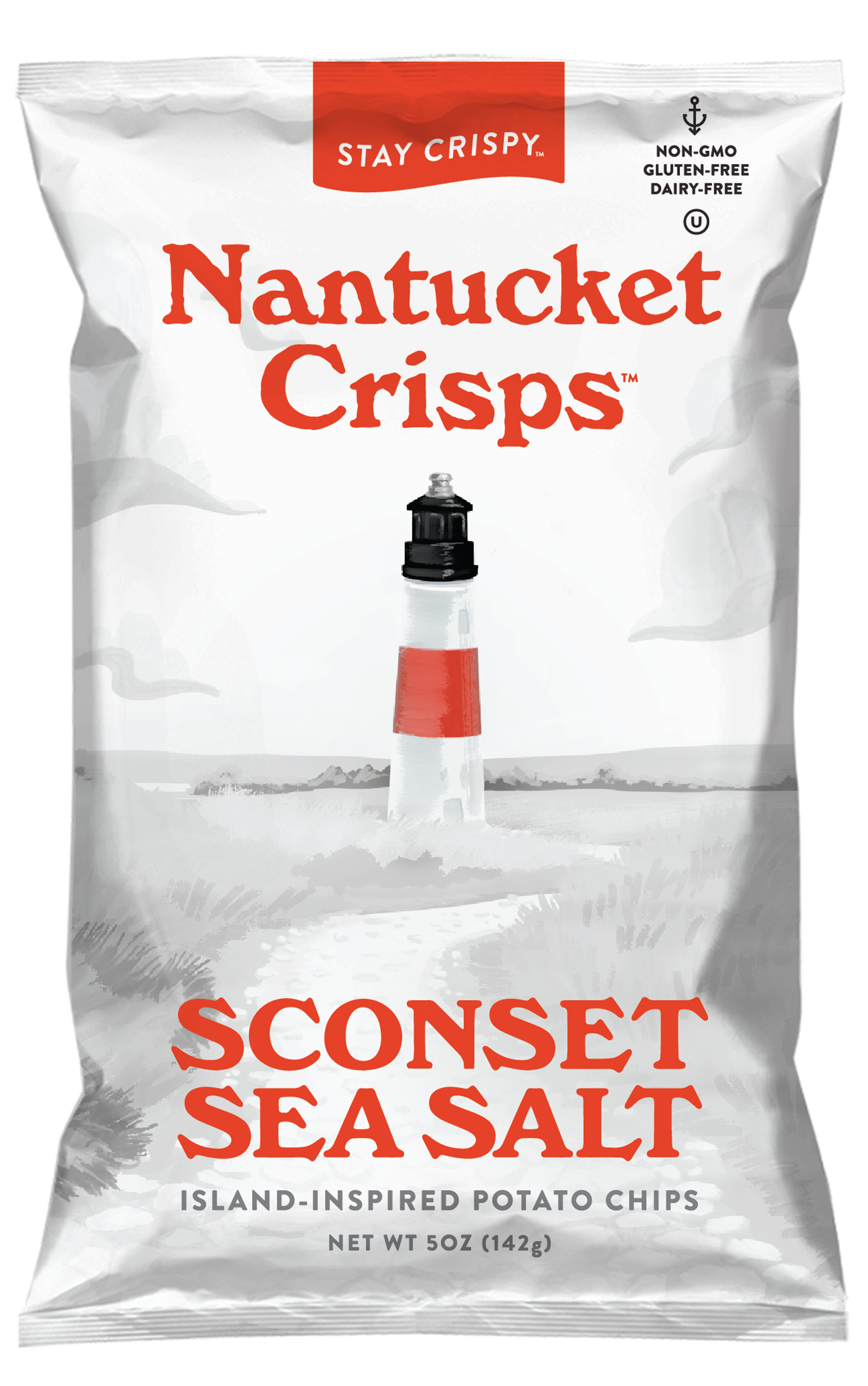 Nantucket Crisps Sconset Sea Salt 5oz