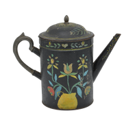 Handpainted Folk Kettle | Antique