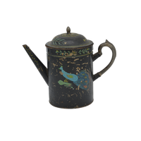 Handpainted Folk Kettle | Antique