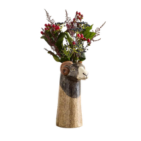 Swaledale sheep vase by quail ceramics