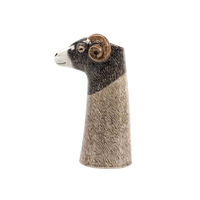 Swaledale sheep vase by quail ceramics