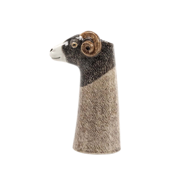 Swaledale sheep vase by quail ceramics