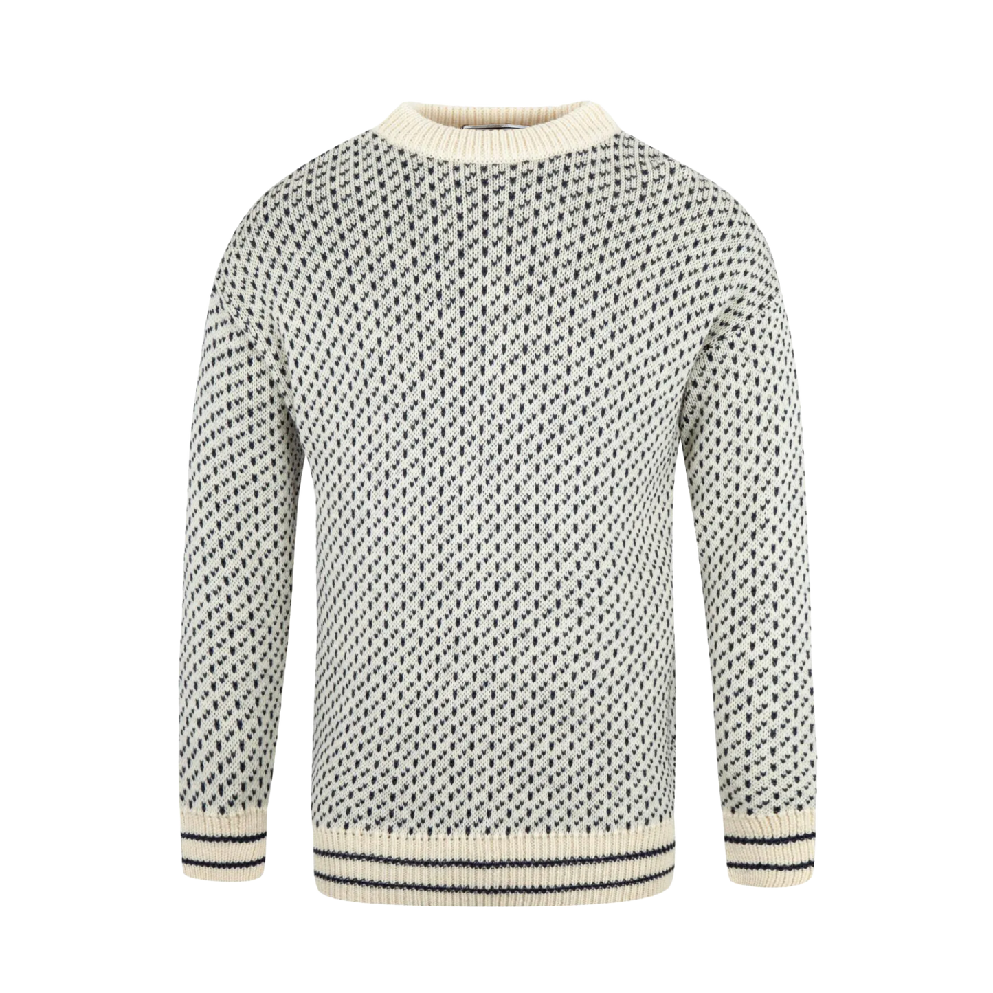 Homestedt British Wool Nordic Sweater - White