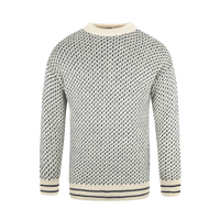 Homestedt British Wool Nordic Sweater - White