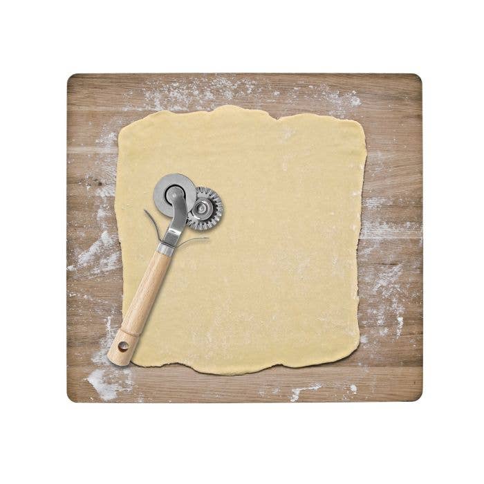 Fantes Double Pastry Ravioli Pasta Dough Cutter Crimper