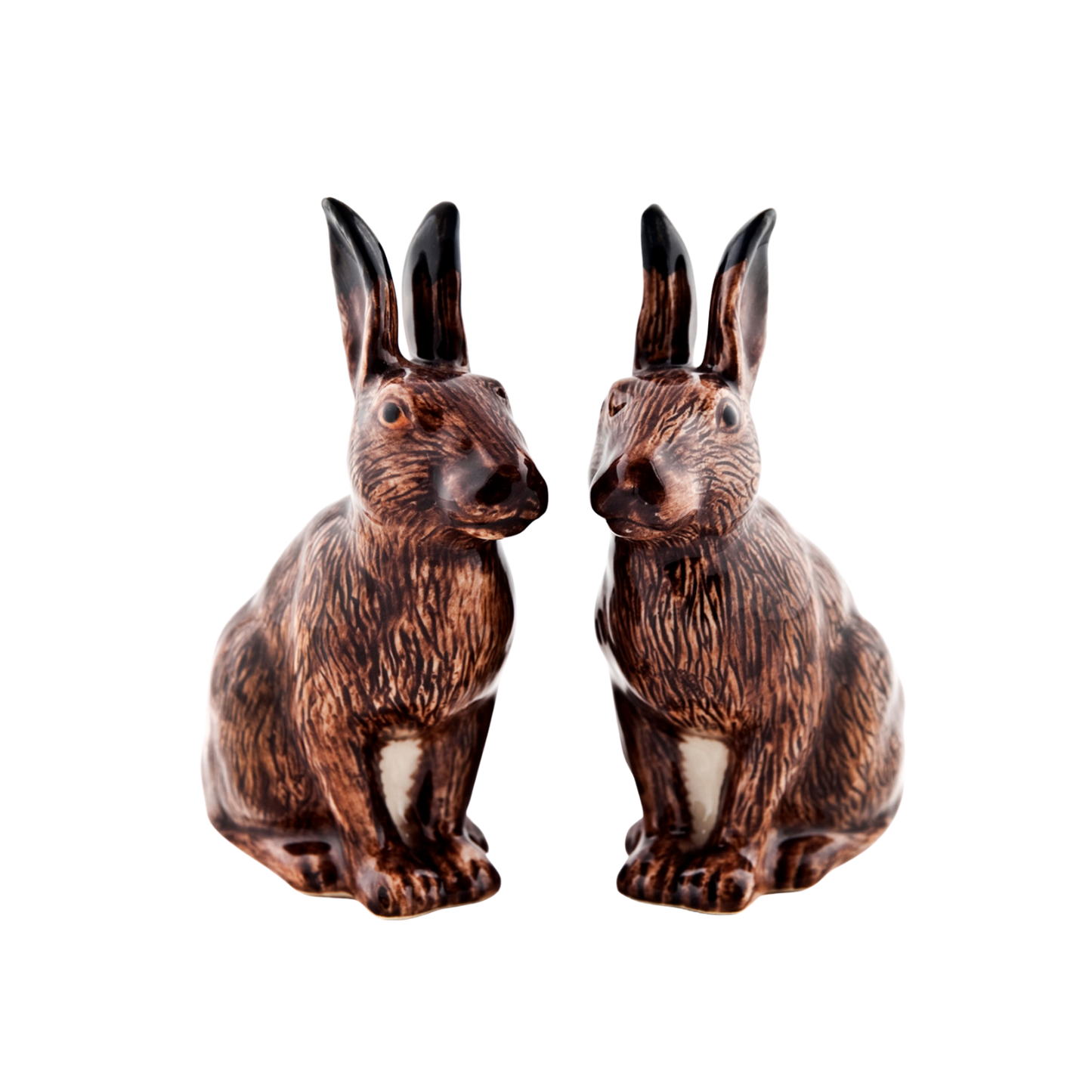 Hare salt and pepper shakers