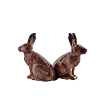 Hare salt and pepper shakers