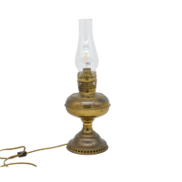 Bradley & Hubbard Electrified Oil Lamp | American Antique