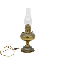 Bradley & Hubbard Electrified Oil Lamp | American Antique