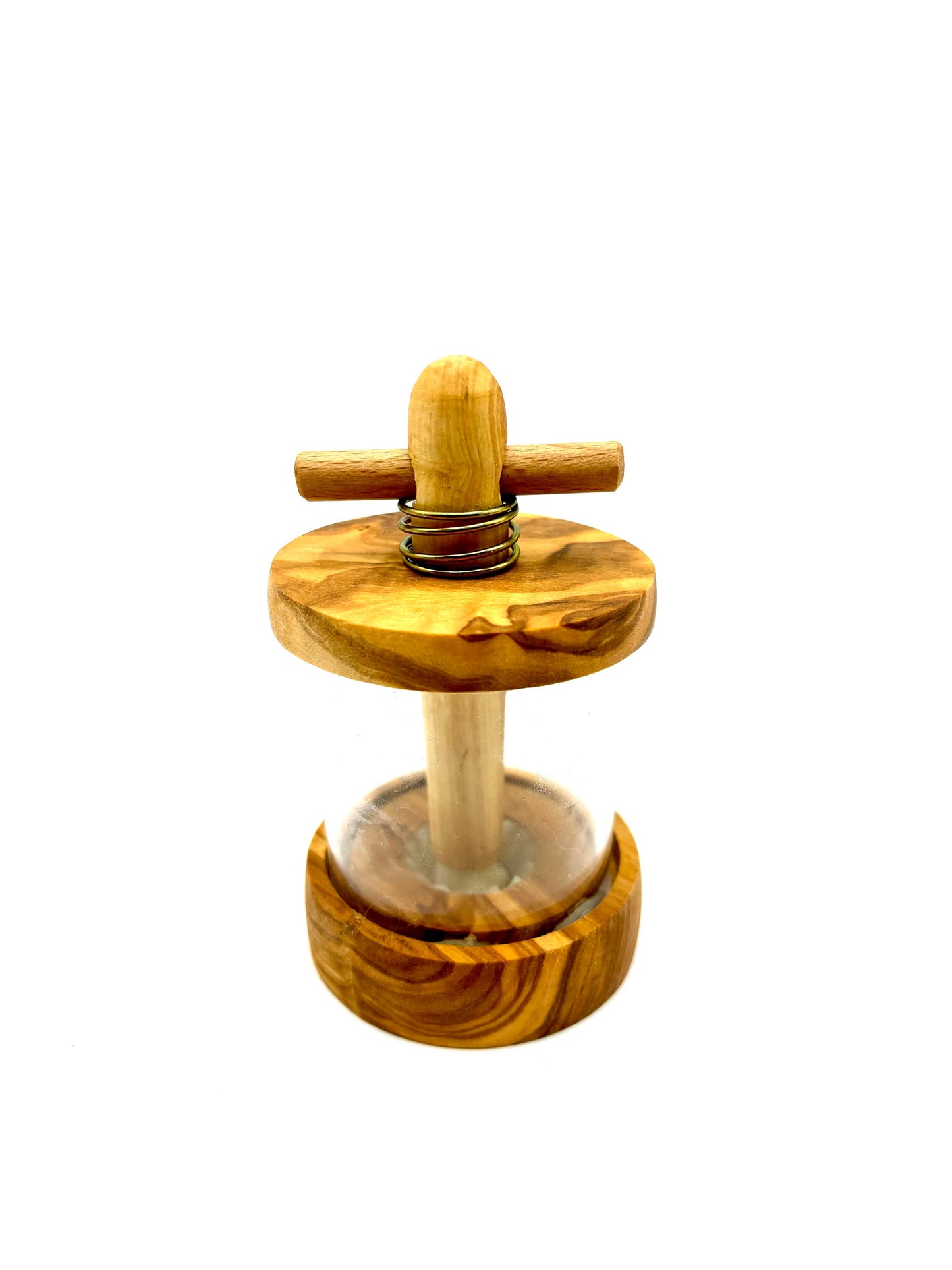 Olive Wood Herb Grinder