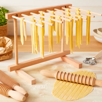 Italian Beechwood Collapsible Pasta Drying Rack