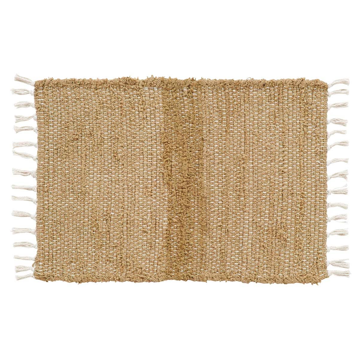 Cotton Chindi Rag Rug - Natural