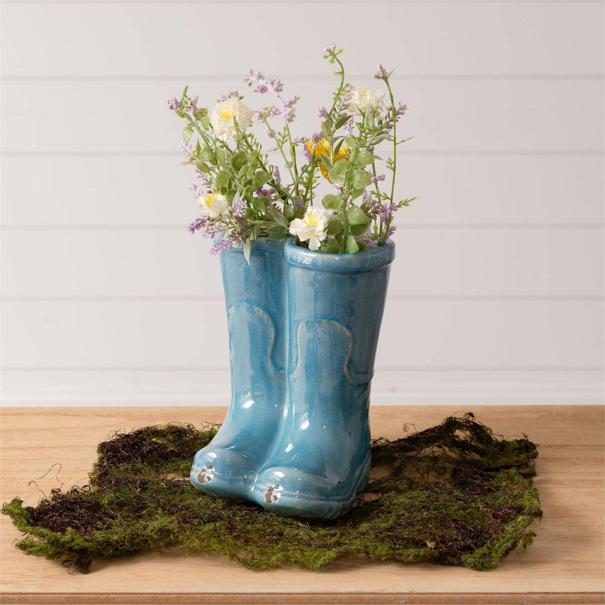 Planter - Blue Boots