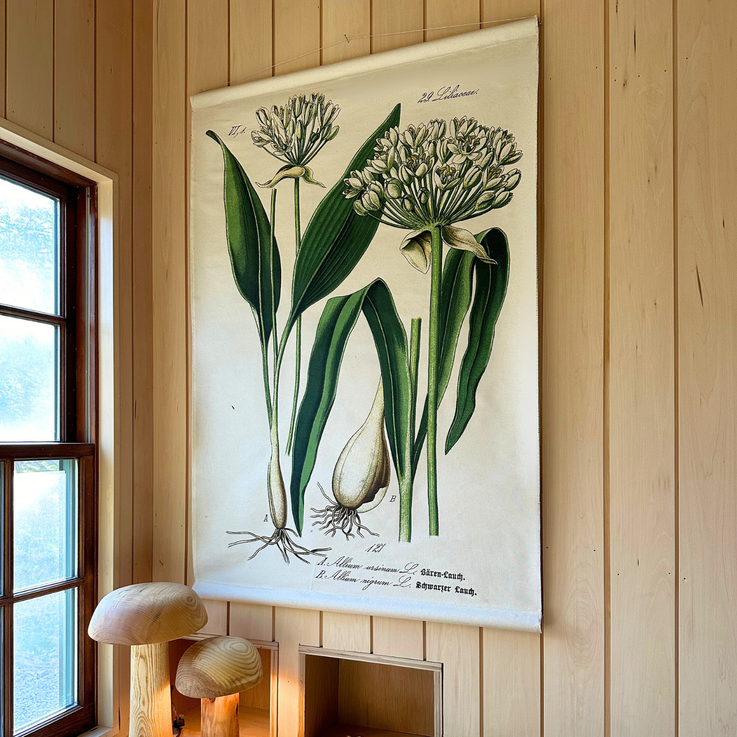 Canvas Wall Hanging - Wild Garlic / Ramp