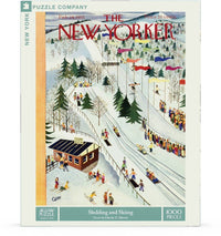 Sledding and Skiing - 1000 Piece Jigsaw Puzzle