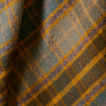 Cottage Check British Wool Cushion