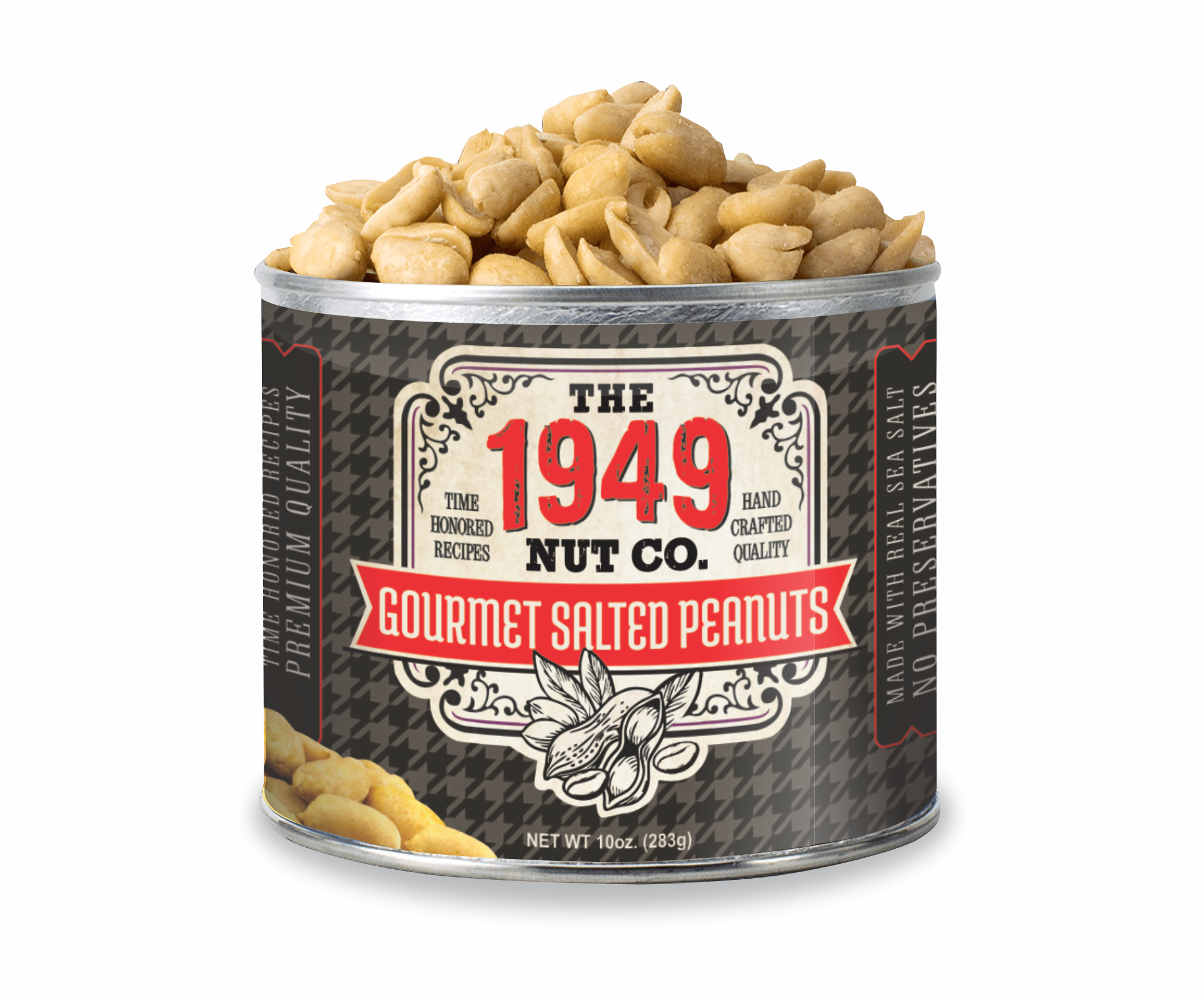 10 oz. Gourmet Salted Peanuts 1949 Nut Company