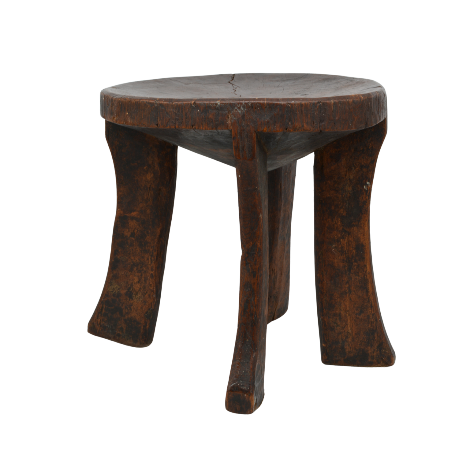 Primitive Four Legged Stool | American Antique