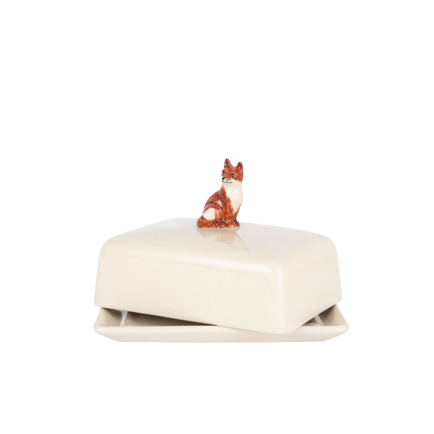 Fox Butter Dish