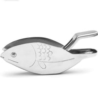 Fish Lemon Squeezer, Stainless Steel