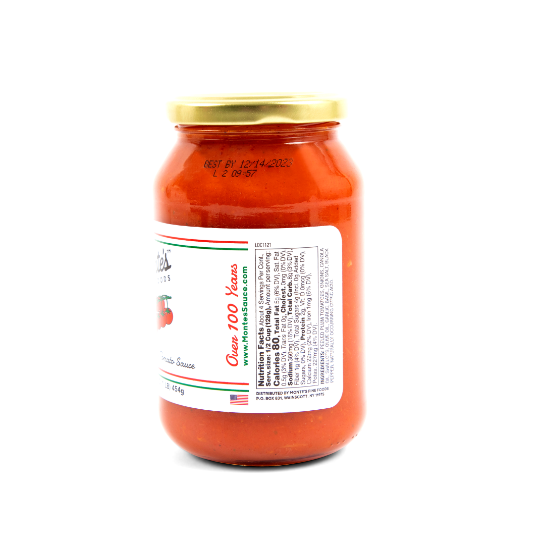 Monte's Original Family Recipe Tomato Sauce