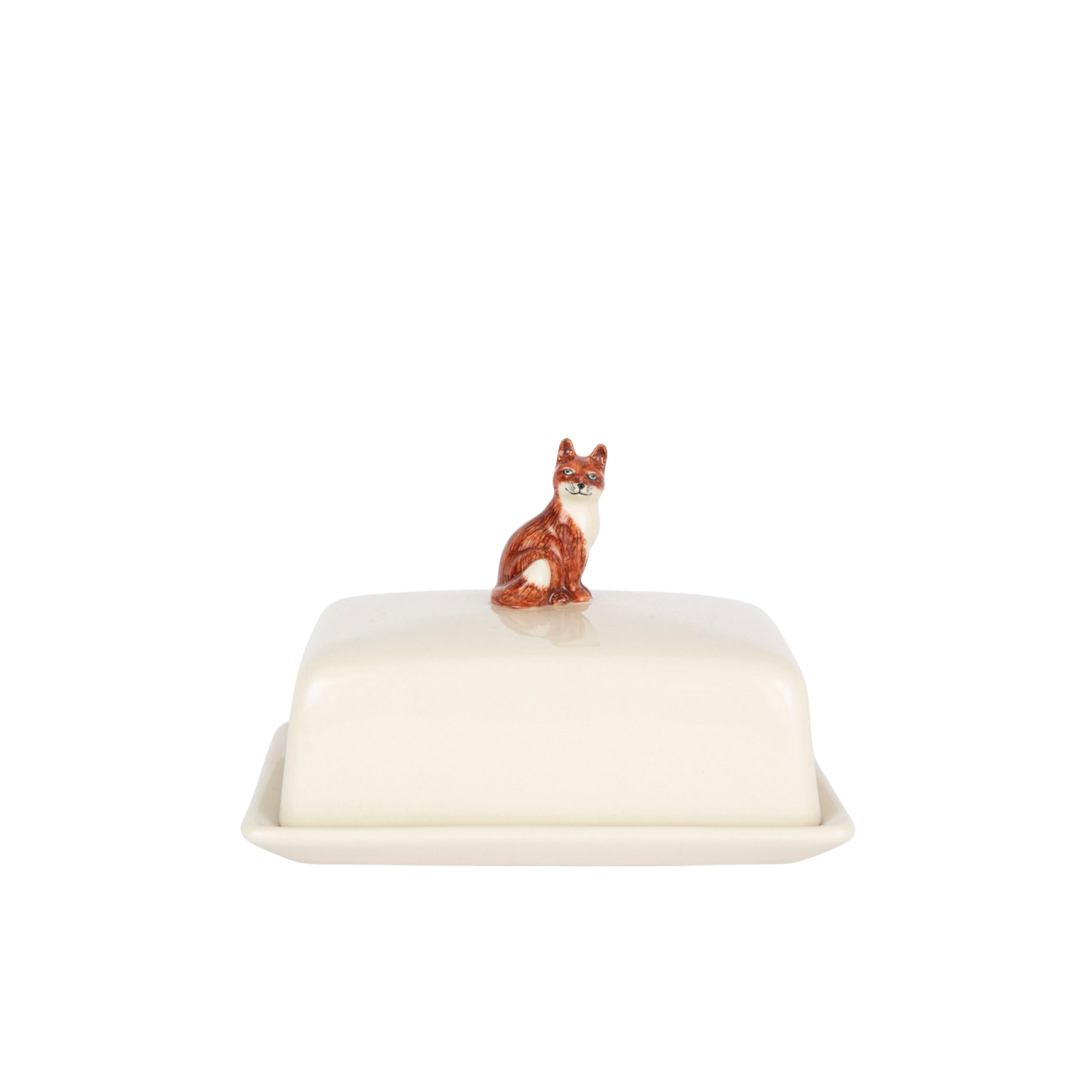Fox Butter Dish