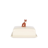 Fox Butter Dish