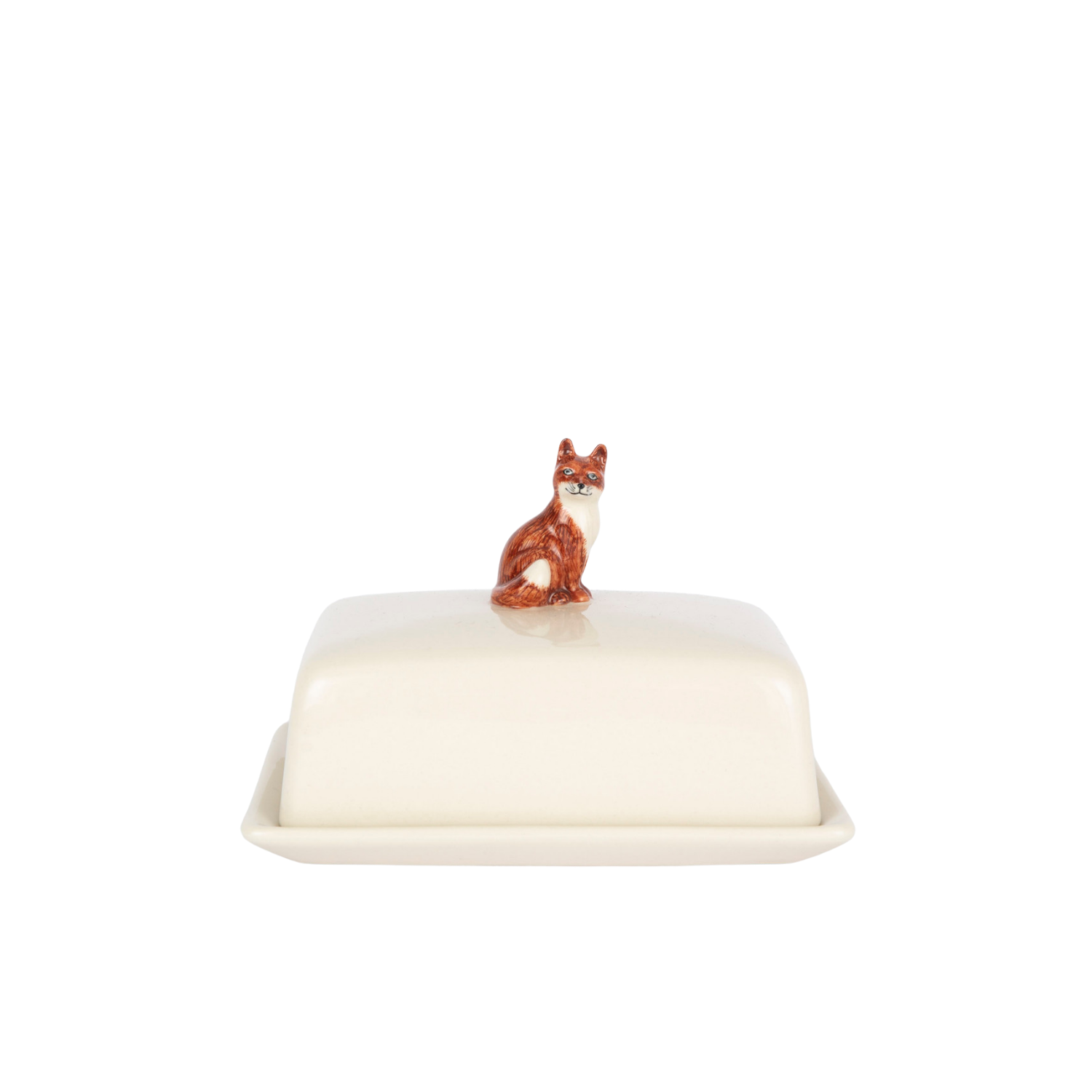 Fox Butter Dish
