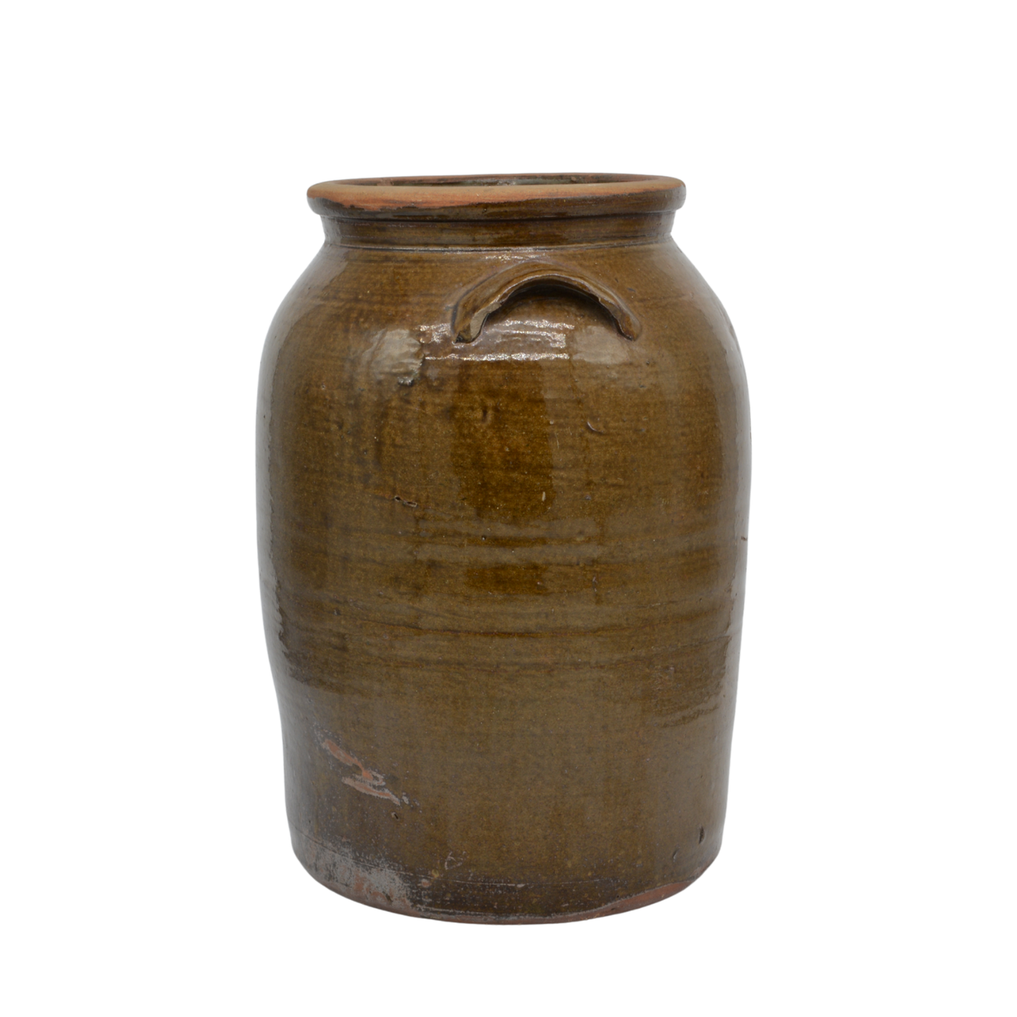 5 Gallon Two Handled Stoneware Crock | American Antique