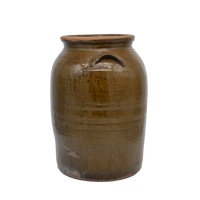 5 Gallon Two Handled Stoneware Crock | American Antique