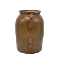 5 Gallon Two Handled Stoneware Crock | American Antique