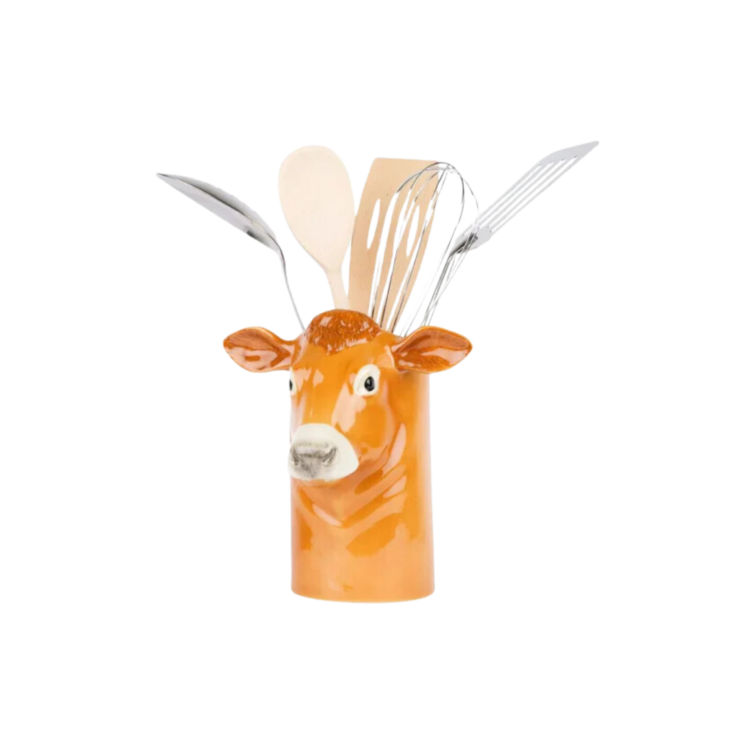 Jersey Cow Utensil Pot