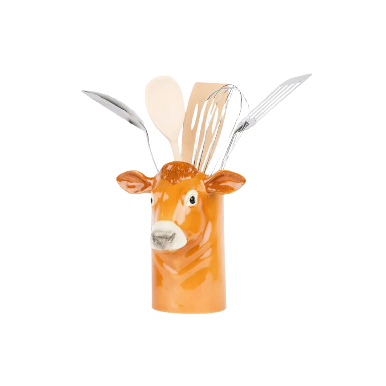 Jersey Cow Utensil Pot