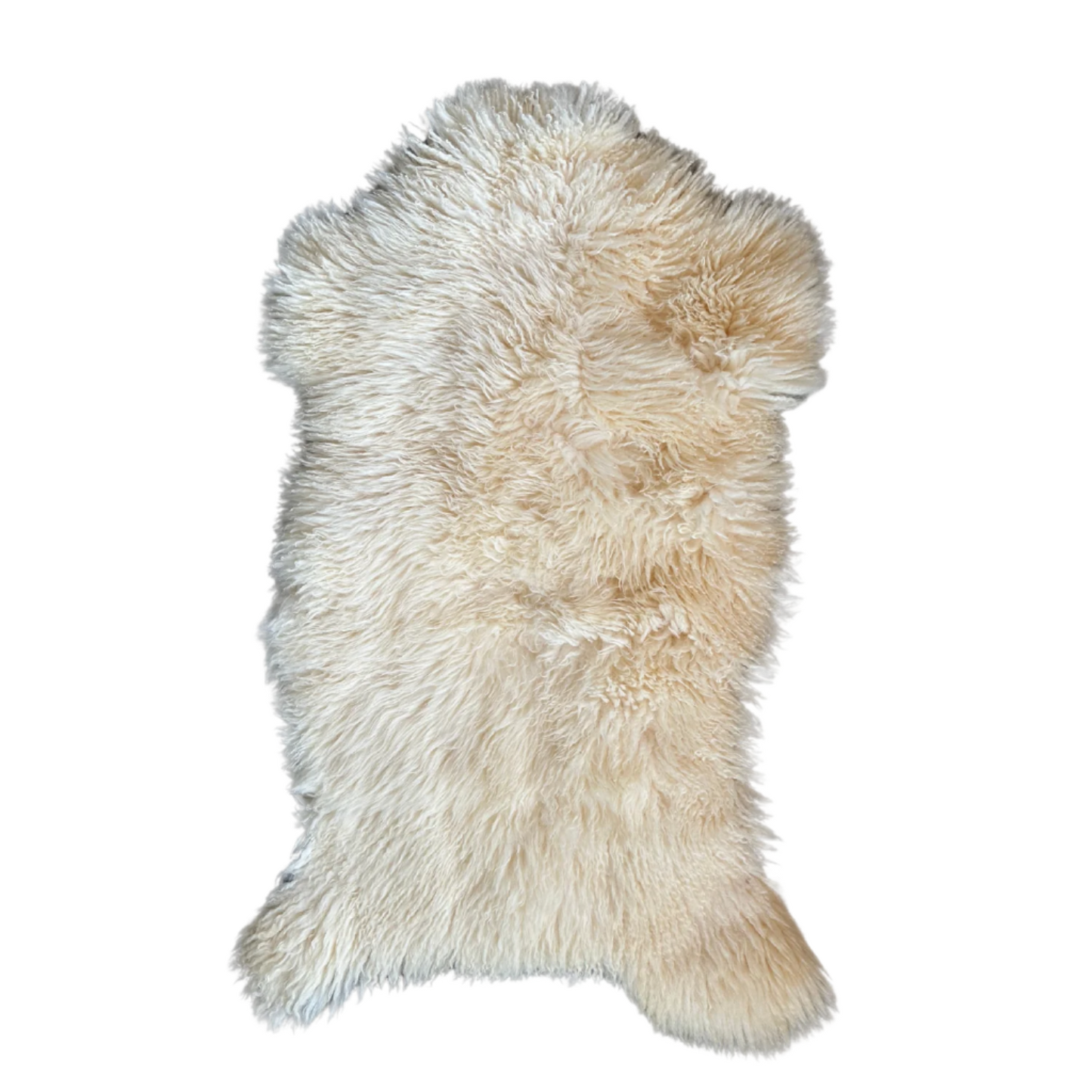 British Curly Sheepskin Ivory