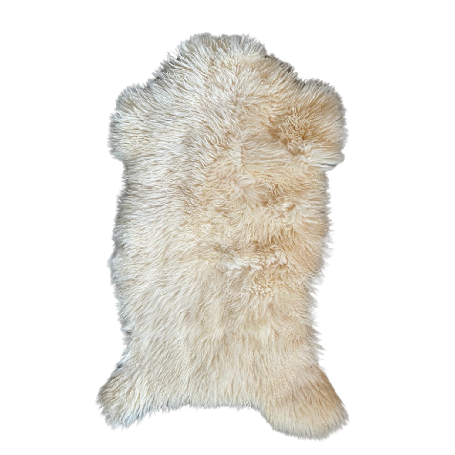 British Curly Sheepskin Ivory