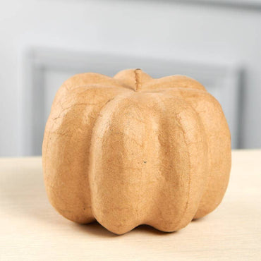 4-1/4" Paper Mache Pumpkin