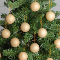 2" Paper Mache Ball Ornament